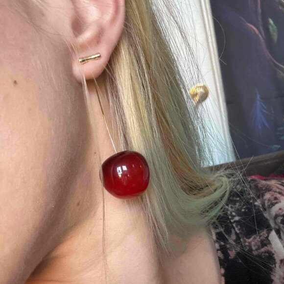 Cherry Earrings - Picture 1 of 3